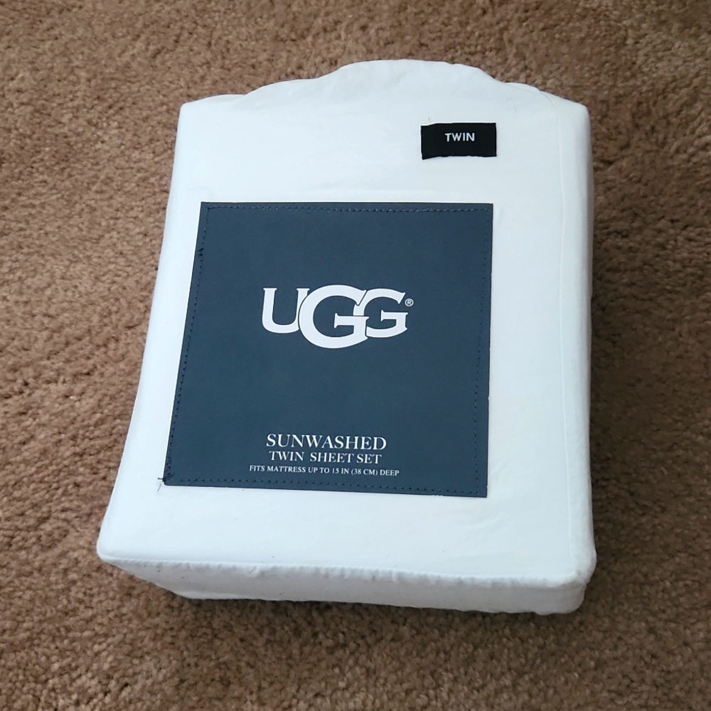 NWT UGG Sunwashed Twin Sheet Set